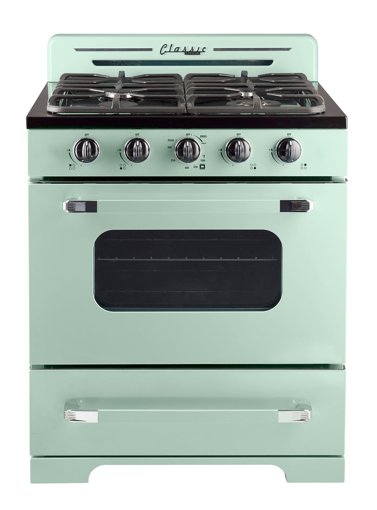 30” Propane Range (Battery Ignition) (Summer Mint Green)