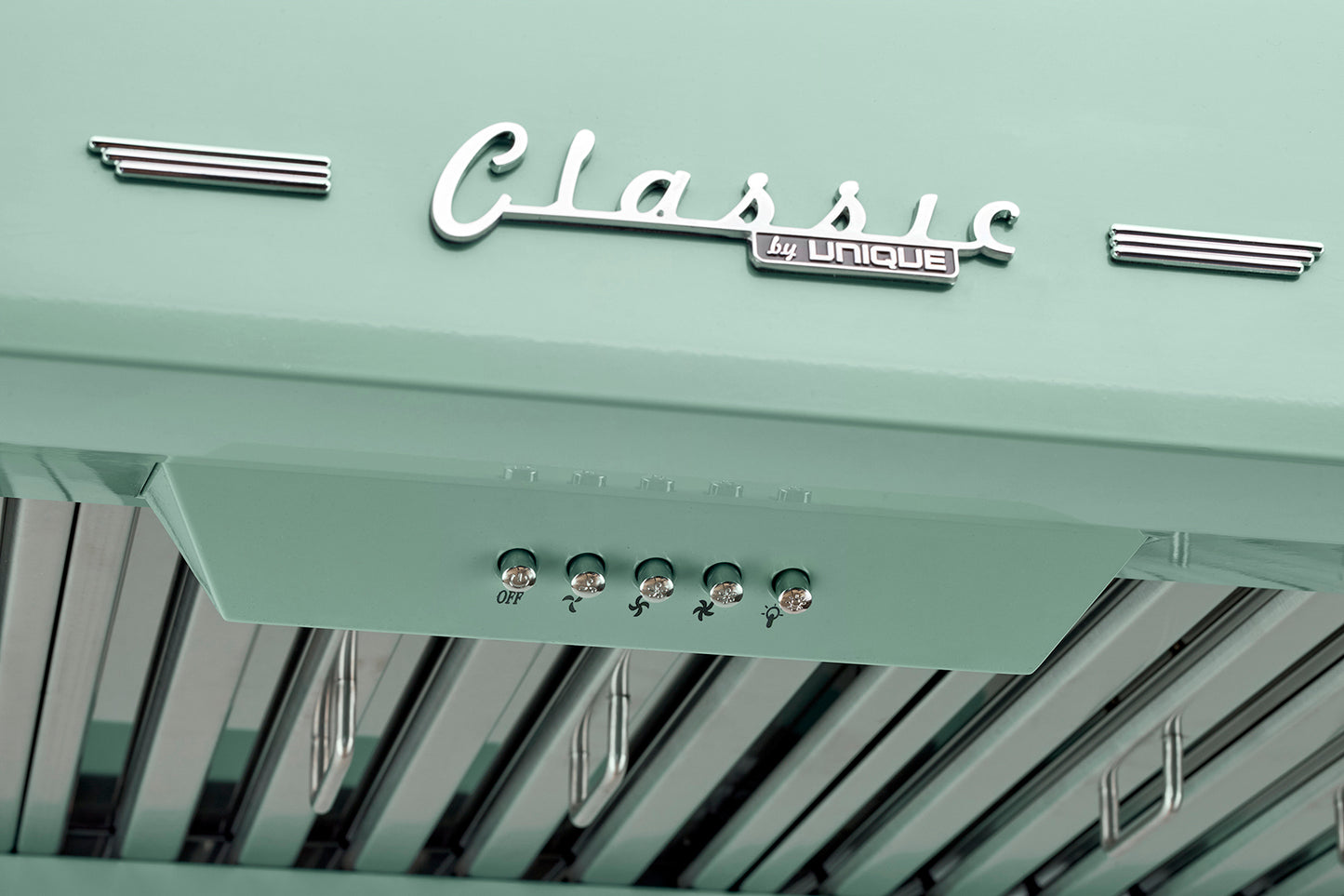 Classic Retro by Unique 30" Rangehood (Summer Mint Green)