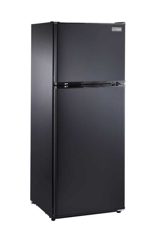 Off-Grid by Unique 10.3 cu. ft. Solar Powered DC Refrigerator (Black)