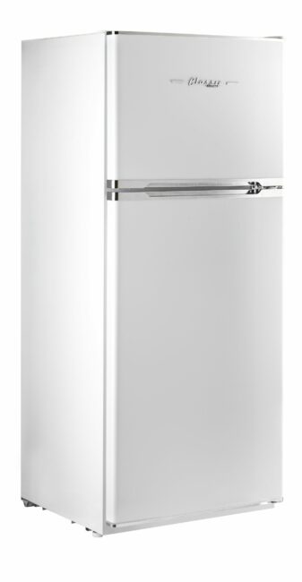 Off-Grid Classic Retro by Unique 14.0 cu. ft. Solar Powered DC Refrigerator (White)