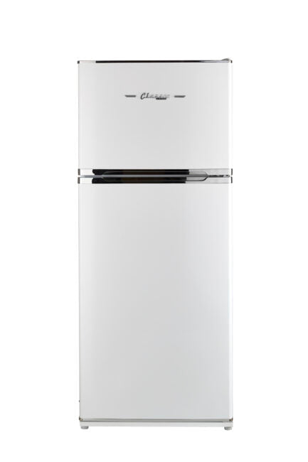 Off-Grid Classic Retro by Unique 14.0 cu. ft. Solar Powered DC Refrigerator (White)