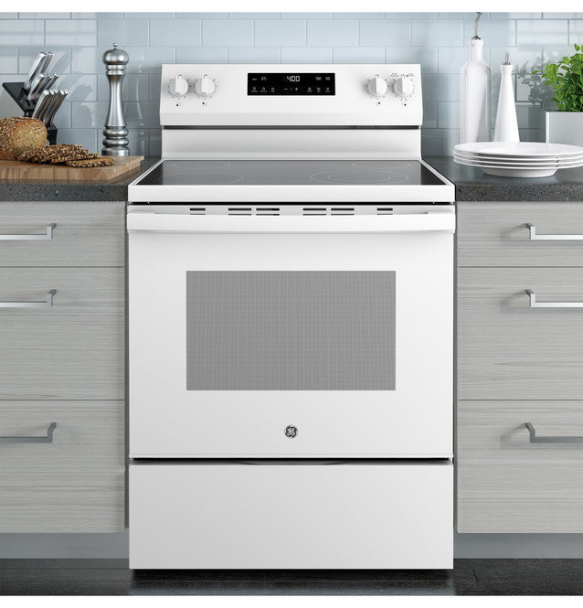 GE® ENERGY STAR® 30" Free-Standing Electric Range [W]