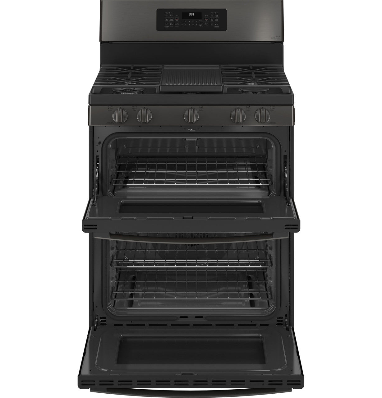 GE Profile™ 30" Free-Standing Gas Double Oven Convection Range with No Preheat Air Fry