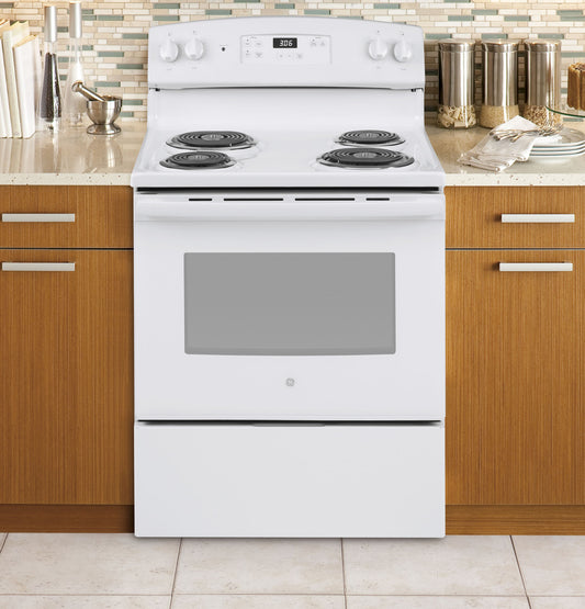 GE® 30" Free-Standing Electric Range