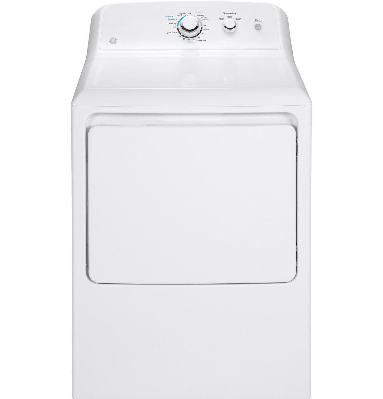 GE 6.2 cu. ft. Capacity Gas Dryer with Up To 120 ft. Venting and Shallow Depth