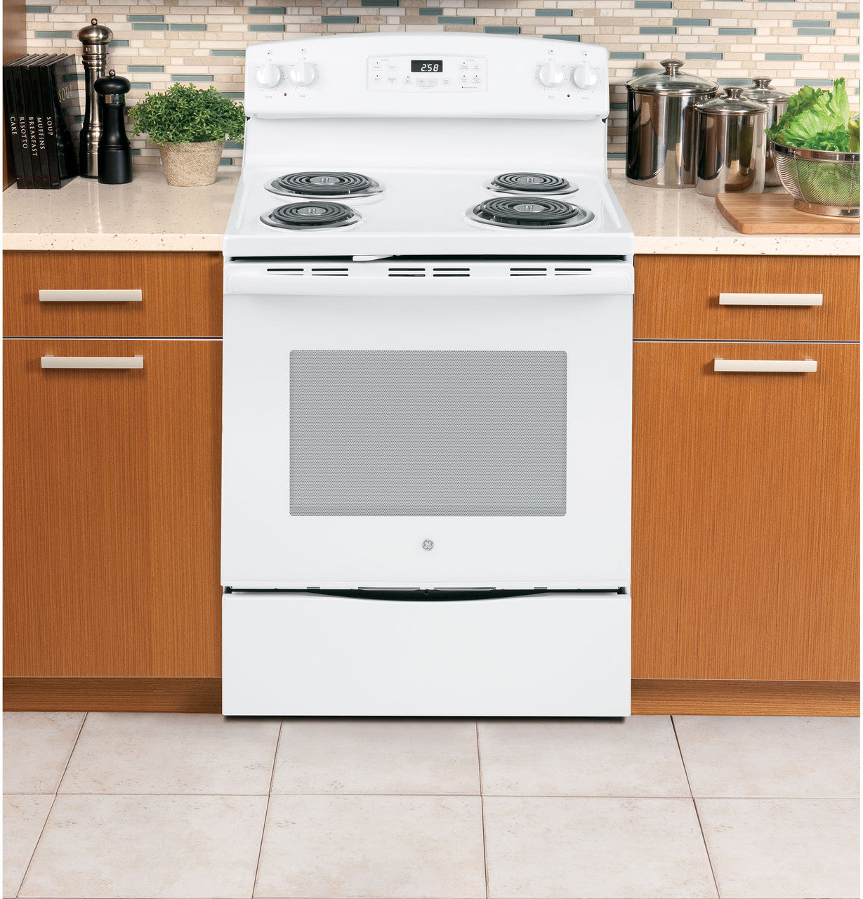 GE® 30" Free-Standing Self-Clean Electric Range