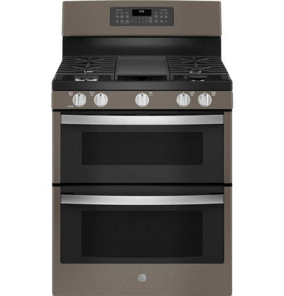 GE® 30" Free-Standing Gas Double Oven Convection Range