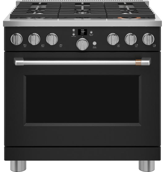 CAFÉ™ 36" Smart All-Gas Commercial-Style Range with 6 Burners (Natural Gas)