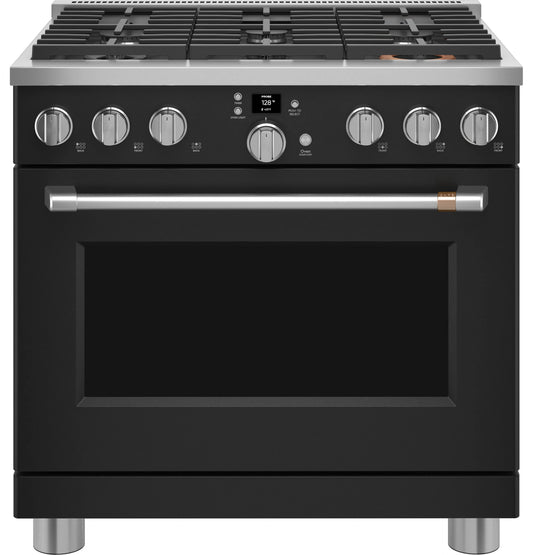CAFÉ™ 36" Smart All-Gas Commercial-Style Range with 6 Burners (Natural Gas)