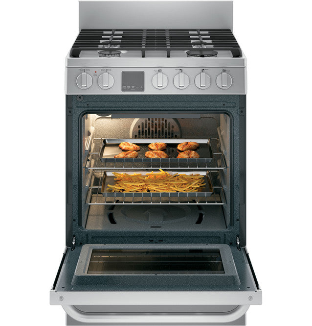 24" 2.9 Cu. Ft. Gas Free-Standing Range with Convection and Modular Backguard