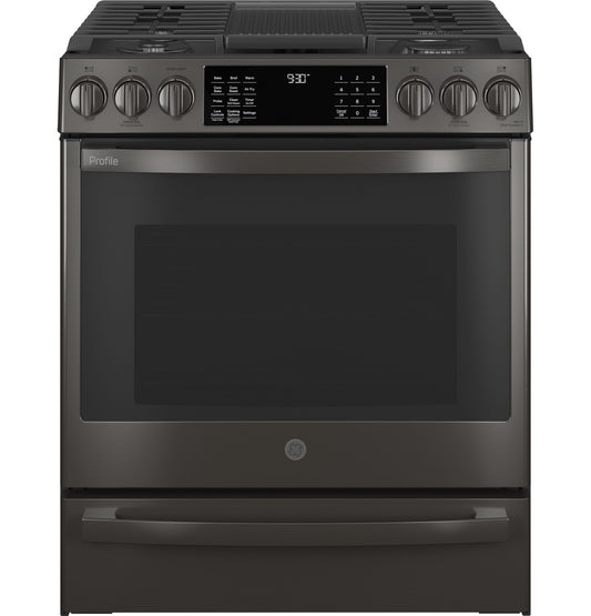 GE Profile™ 30" Smart Slide-In Front-Control Gas Range with No Preheat Air Fry