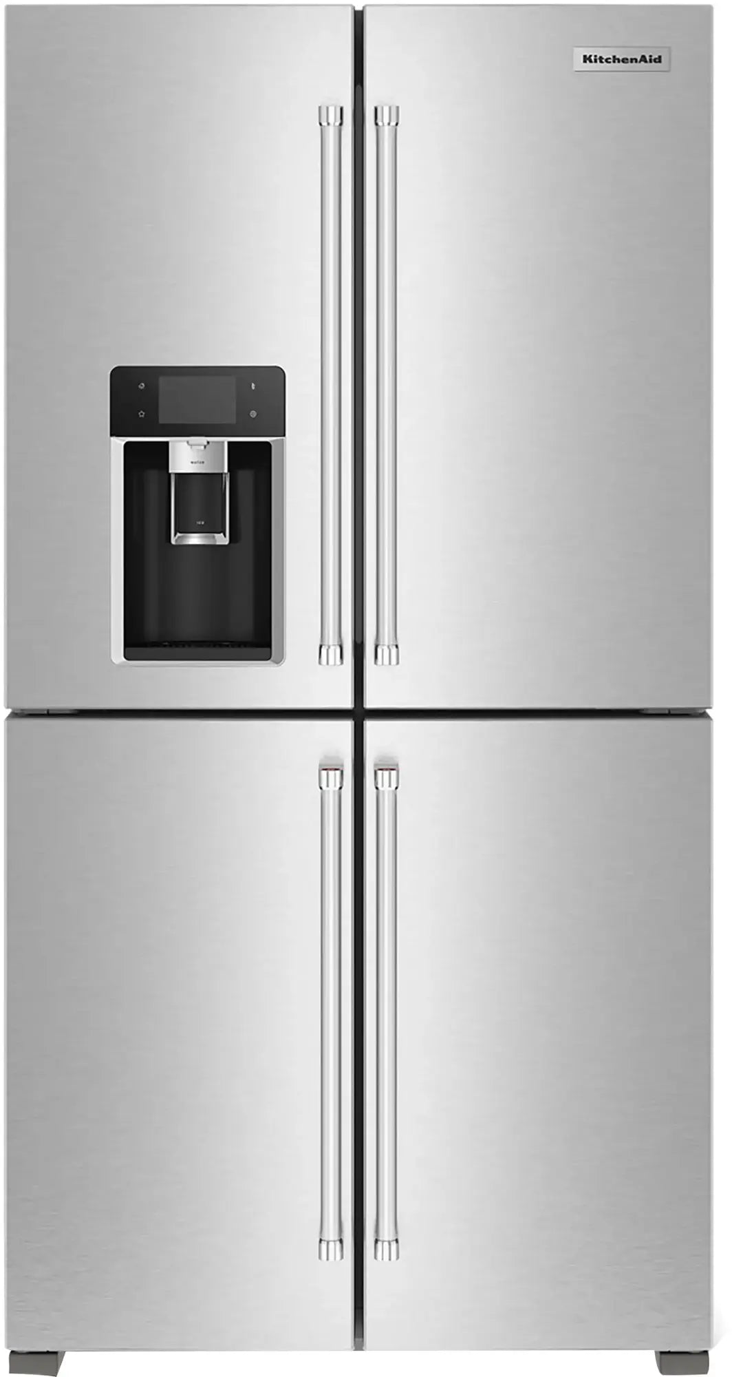 36" Counter-Depth 19.4 Cu Ft 4-Door Refrigerator with Flexible Temperature Zone in PrintShield™ Finish