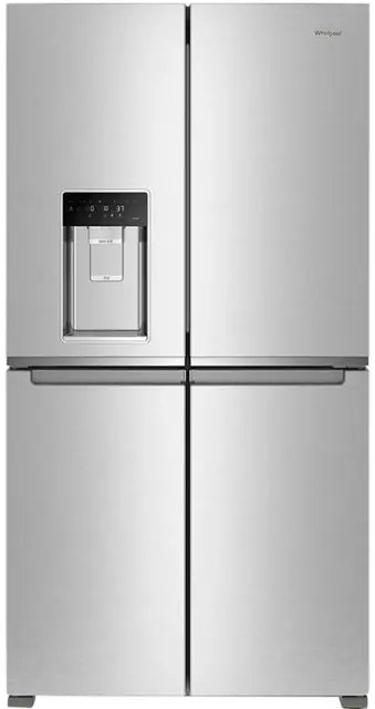 36-Inch Counter Depth 4 Door Refrigerator with Ice Maker in Door