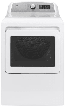 GE® 7.4 cu. ft. Capacity aluminized alloy drum Electric Dryer with Sanitize Cycle and Sensor Dry