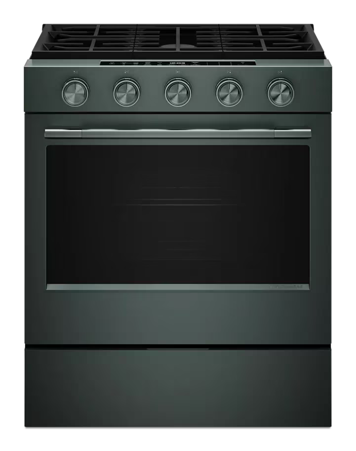 5.0 Cu. Ft. Smart Slide-in Gas Range with Convection Cooking Modes and 2-in-1 Burner