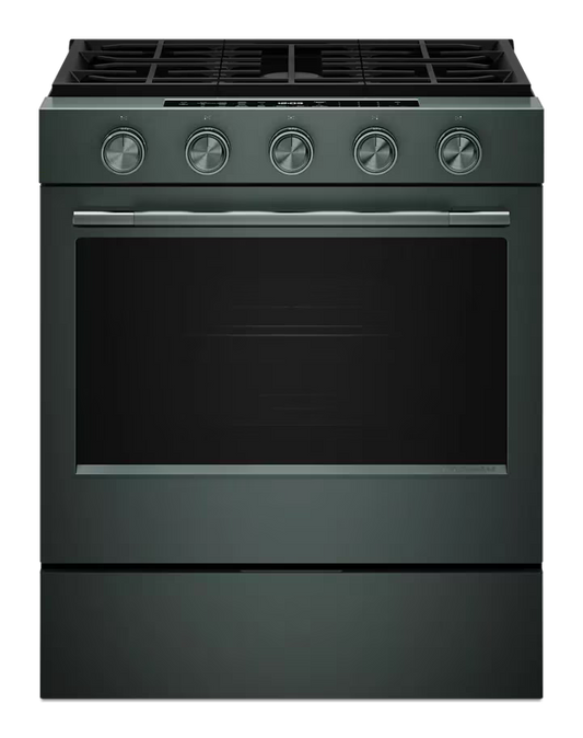 5.0 Cu. Ft. Smart Slide-in Gas Range with Convection Cooking Modes and 2-in-1 Burner
