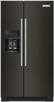 24.8 cu ft. Side-by-Side Refrigerator with Exterior Ice and Water and PrintShield™ Finish