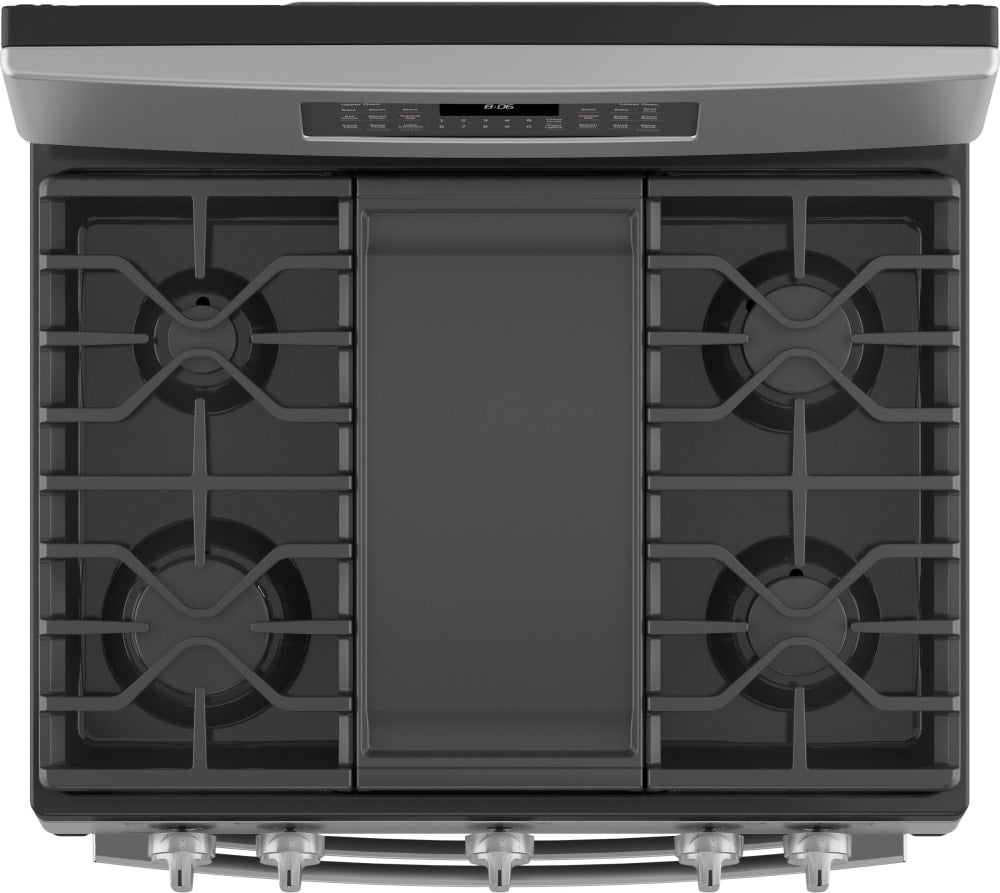 GE® 30" Free-Standing Gas Double Oven Convection Range