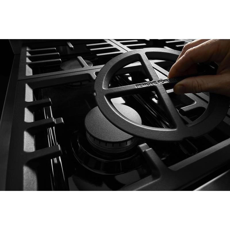 KitchenAid® 48'' Smart Commercial-Style Gas Range with Griddle