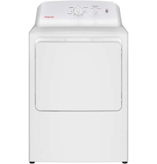 Hotpoint® 6.2 cu. ft. Capacity Gas Dryer with Up To 120 ft. Venting and Shallow Depth
