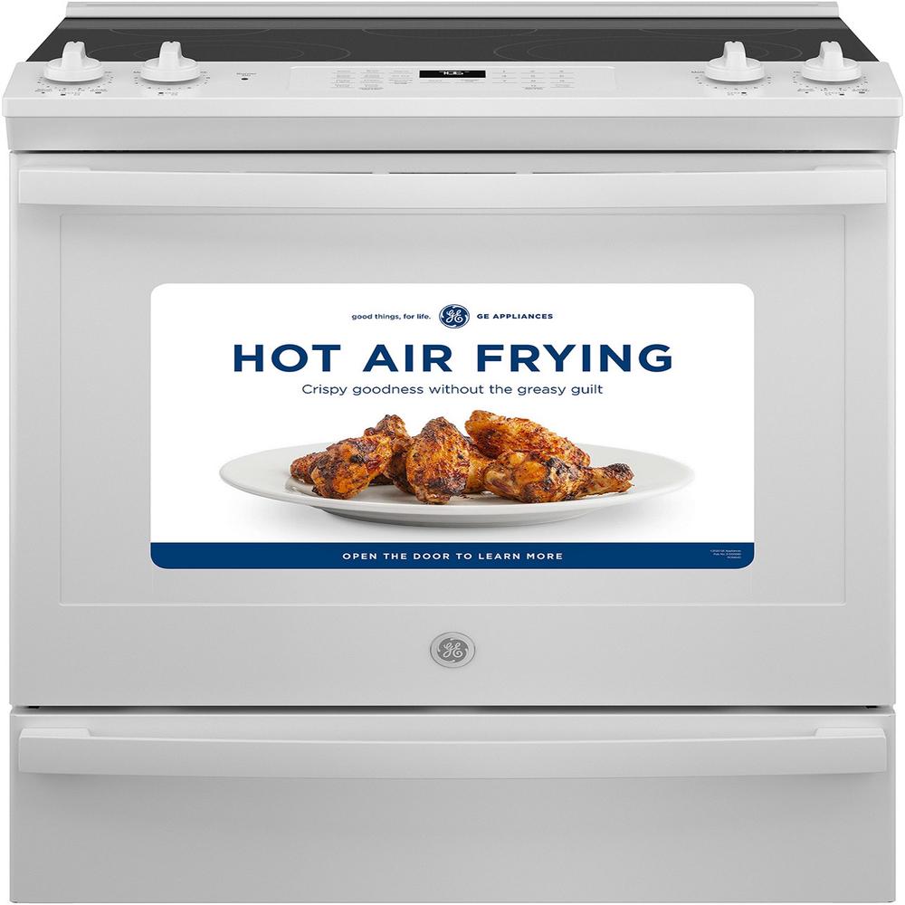 GE® 30" Slide-In Electric Convection Range with No Preheat Air Fry