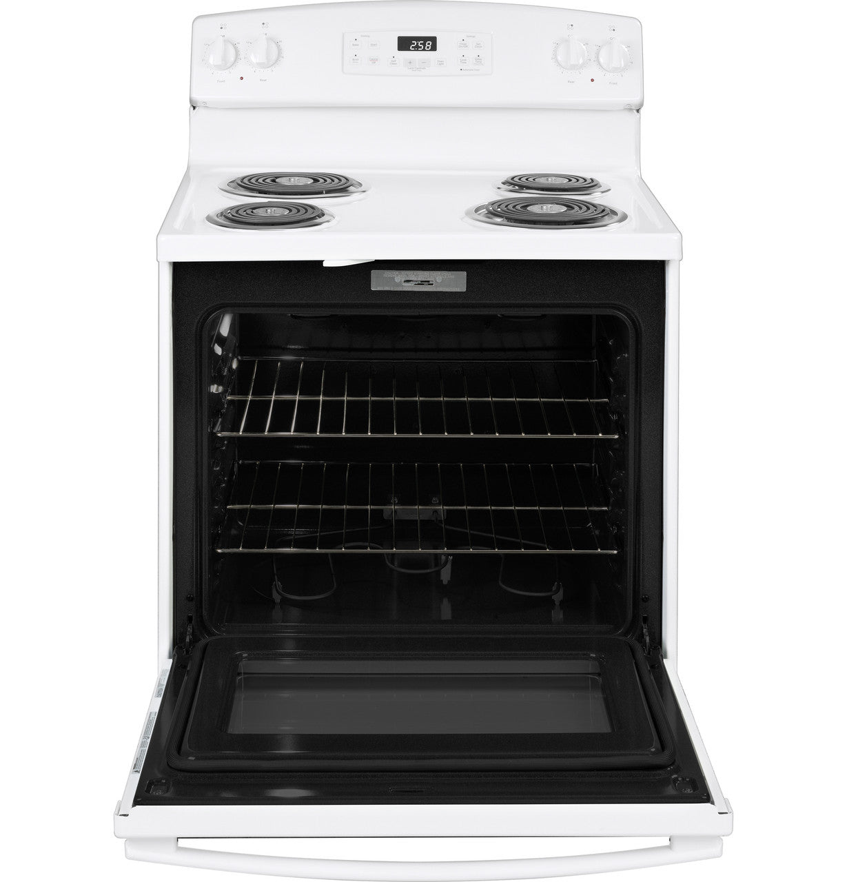 GE® 30" Free-Standing Self-Clean Electric Range