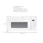 GE® 1.6 Cu. Ft. Over-the-Range Microwave Oven/White